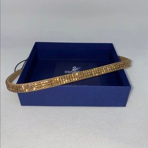 Swarovski Delight Colorado Headband Topaz NEW COA